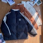 Adidas Coat Red Cotton Down Winter