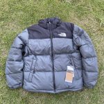 The North Face Down Jacket Green Duck Nylon Spring Embroidery