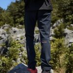 Mammut Trousers Red Softshell Fabric Outdoor Windproof Autumn Winter And