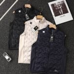 Descente Coat Blue Duck Down Autumn Winter 3D Logo