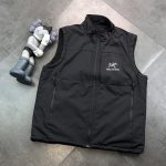 Archaeopteryx Vest Red Cotton Polyester Fiber Fleece Soft And Elastic Quick-Drying Side Pockets Zippered Pocket