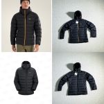 Archaeopteryx Down Jacket Black Goose Nylon Fabric Embroidery