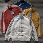 Adidas Outerwear Red Nylon Spandex Embroidery