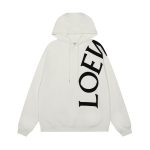 Loewe Long-Sleeved Ash Ribbed Fabric Patch Large Print