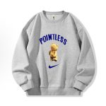 Nike Hoodies Black Cotton Xinjiang Ribbed Fabric