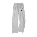 Nike Casual Pants Red Cotton Pure