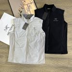 Archaeopteryx Vest Black Fleece Autumn Winter And
