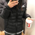 Adidas Down Jacket Ash Cotton Duck Polyester Nylon Lace Lightweight Outdoor Winter Early