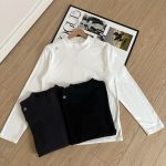 Lululemon Long-Sleeved Shirts Black Down Sophistication Autumn Winter And 3D Logo