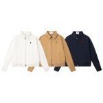 Ami Shirts Red Eva Down Simple And Versatile Street Style Clean Cut