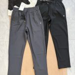 Lululemon Long Pants Red Silk Fleece Milk Light Exercise Autumn Winter Side Pockets