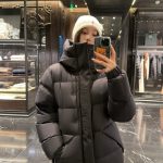Monk Down Jacket Red Goose Nylon Fabric