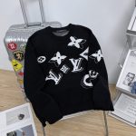 Louis Vuitton Sweater Red Wool Jacquard