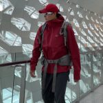 Archaeopteryx Jacket Red Gore-Tex Simple And Elegant Design Urban Commuting Spring Autumn