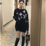 Louis Vuitton Sweater Red Wool Jacquard