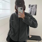 Miu Coat Red Fleece
