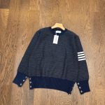 Armani Sweaters Red Cotton Pure Wool Blend Flannel Exquisite Tailoring