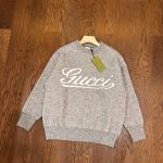 Gucci Sweaters Red Wool Blend Jacquard