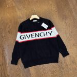 Givenchy Sweater Red Wool Blend Jacquard Elegant Style