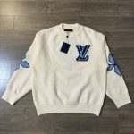 Louis Vuitton Sweater Ash Wool Blend Jacquard