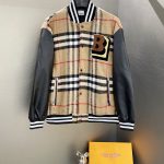 Burberry Jacket Red Cotton Wool Jacquard Lace Street Style Understated Embroidery
