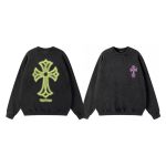 Chrome Hearts Hoodies Ash Eva Cotton Pure Understated Exquisite Tailoring Style Foam Printing