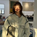 Margiela Outerwear Blue Cotton Pure Denim Autumn Early