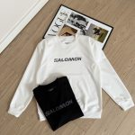 Salomon Hoodie Ash Cotton Soft And Gentle Spring Autumn Winter Crisp Silhouette