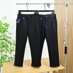 Prada Trousers Red Cotton Wool Relaxed Fit Visually Slimming Sophistication Autumn Winter And Slim