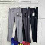 Descente Long Pants Black Quick-Drying Running Summer