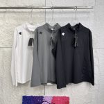 Descente Long Sleeves Black Unrestricted Movement Quick-Drying Running Autumn Winter
