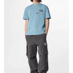 Louis Vuitton Cargo Pants Ash Cotton Nylon Plain Weave