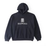 Balenciaga Hoodie Ash Cotton Combed