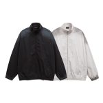 Balenciaga Coat Ash Cotton Silk Nylon
