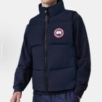 Canada Goose Down Jackets Red Duck Fleece Fabric Three-Proof Embroidery Side Pockets