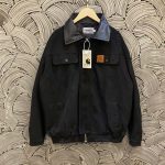 Carhart Coat Black Suede