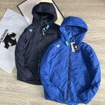 Descente Coat Blue Cotton Polyester Nylon Fiber Light Hiking
