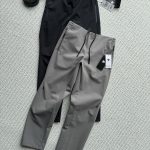 Descente Long Pants Black Nylon Fleece