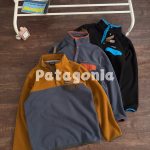 Patagonia Coat Red Wool Polyester Nylon Spandex Fleece Sophistication Autumn Winter