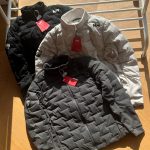 Helly Hansen Cotton-Padded Coat Black Cotton Polyester Fiber Lightweight Outdoor