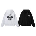 Stussy Jacket Ash Eva Cotton Pure Fleece Streetwear Exquisite Tailoring Plastisol Printing