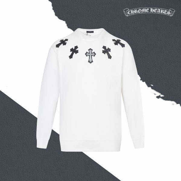 Chrome Hearts Hoodie Red Cotton Lace