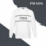 Prada Sweater Ash Cotton Fine Wool Cashmere