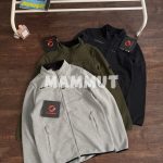 Mammut Coat Red Fleece Autumn Winter Early Zippered Pocket