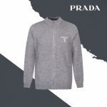 Prada Coat Red Cotton Fine Wool Cashmere