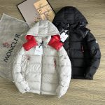 Mani Down Jackets Red Goose Duck Nylon Autumn Winter And Late Zippered Pocket