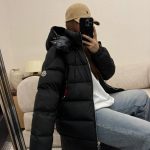 Mani Down Jackets Red Goose Duck Nylon Autumn Winter And Late Zippered Pocket