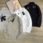 Descente Long-Sleeved Shirts Black Fleece Autumn Winter