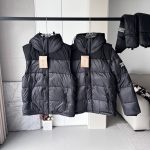 Burberry Jeans Black Wool Down Relaxed Fit Winter