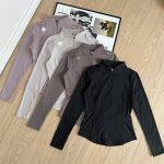Descente Long Sleeves Red Silk Running Sophistication Slim Fit